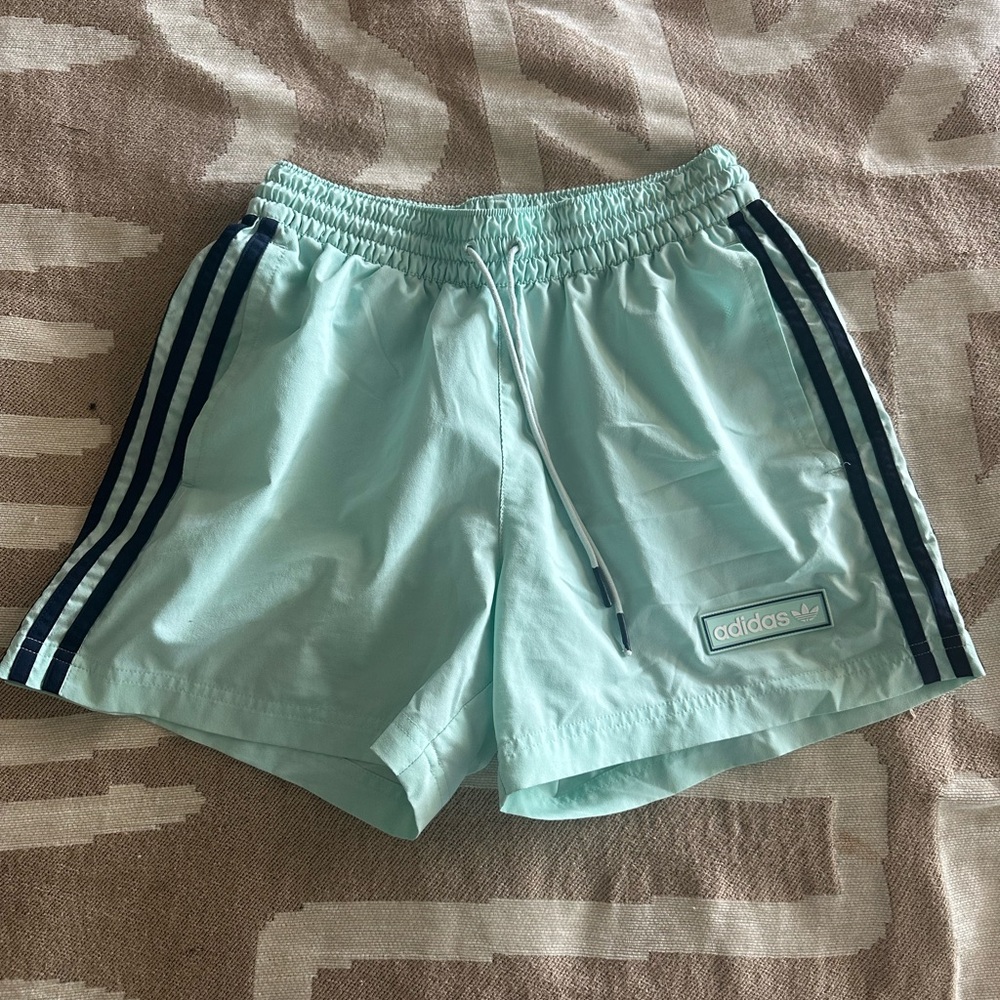 Adidas Mint Green Mesh Shorts